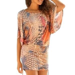 NWT Lascana Venus Women 8/10 Dress Body Con Dolman Sleeve Knit Stretch Pullover